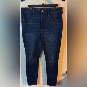 American Eagle Outfitters Dark Blue Skinny Denim Jeans